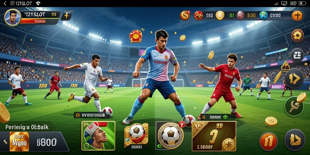 Tampilan gameplay menarik dari 1121SLOT yang menampilkan berbagai cabang olahraga.