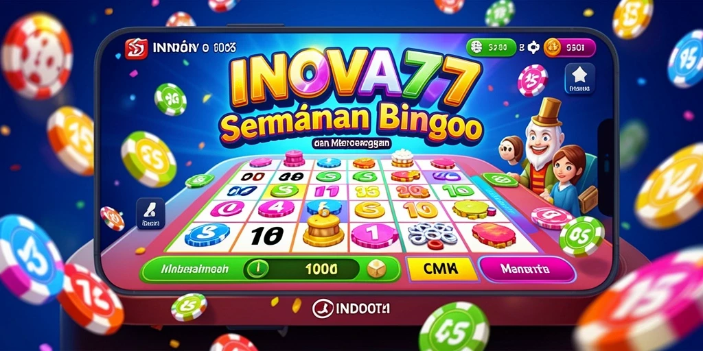 Tampilan menarik gameplay Bingo di INOVA77.