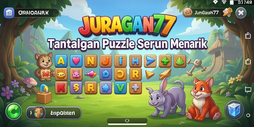 Screenshot gameplay JURAGAN77 yang menampilkan tantangan Puzzle yang menarik.