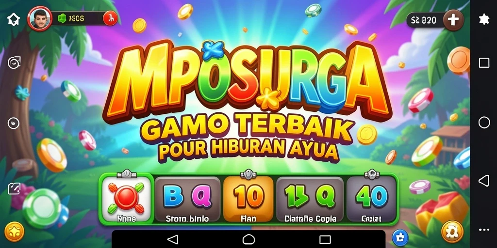 Tampilan gameplay MPOSURGA yang menarik dan penuh warna.